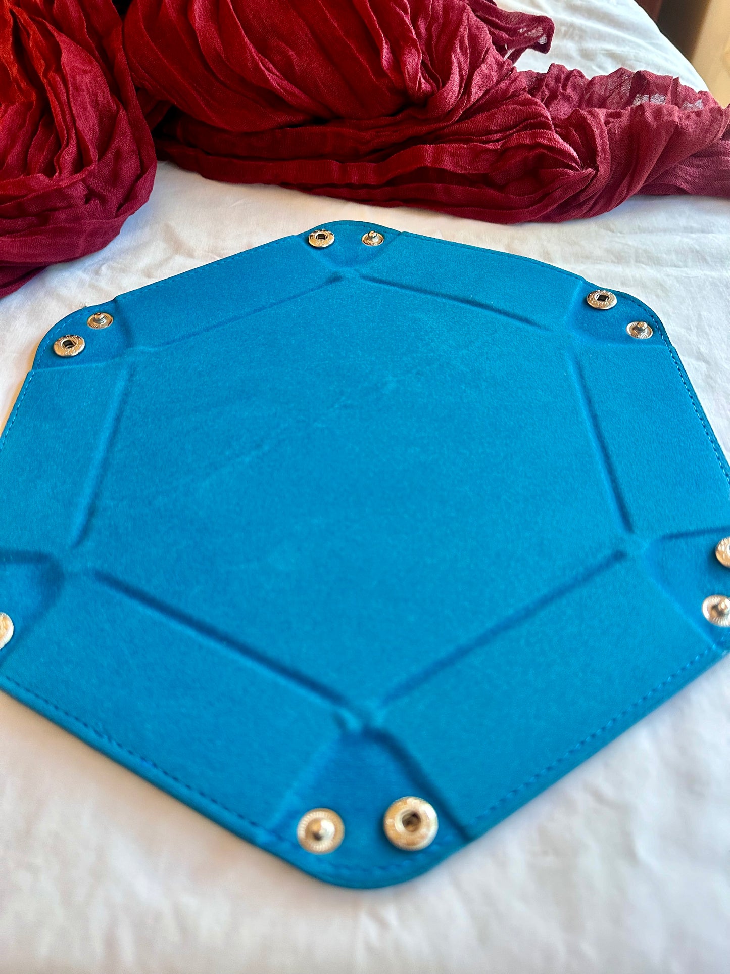 Hexagon Dice Tray- Various colours