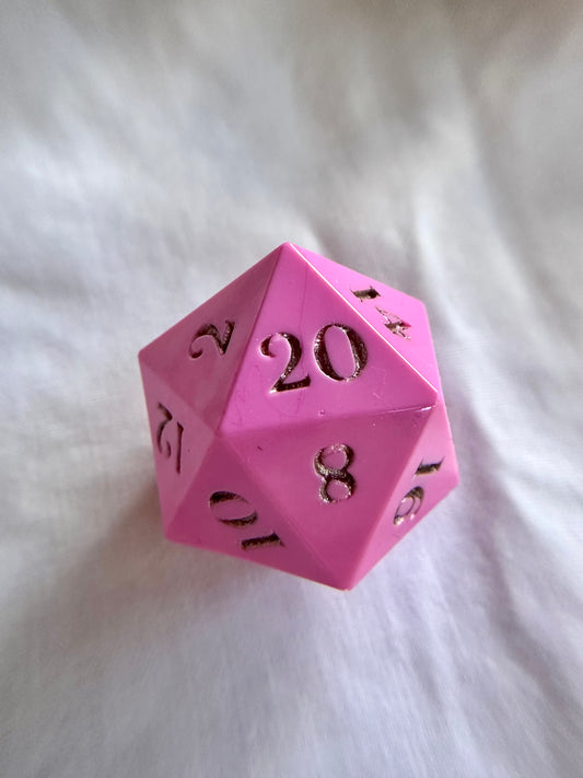 Pink Single D20