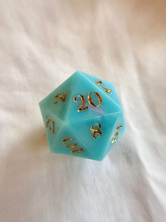 Blue Single D20