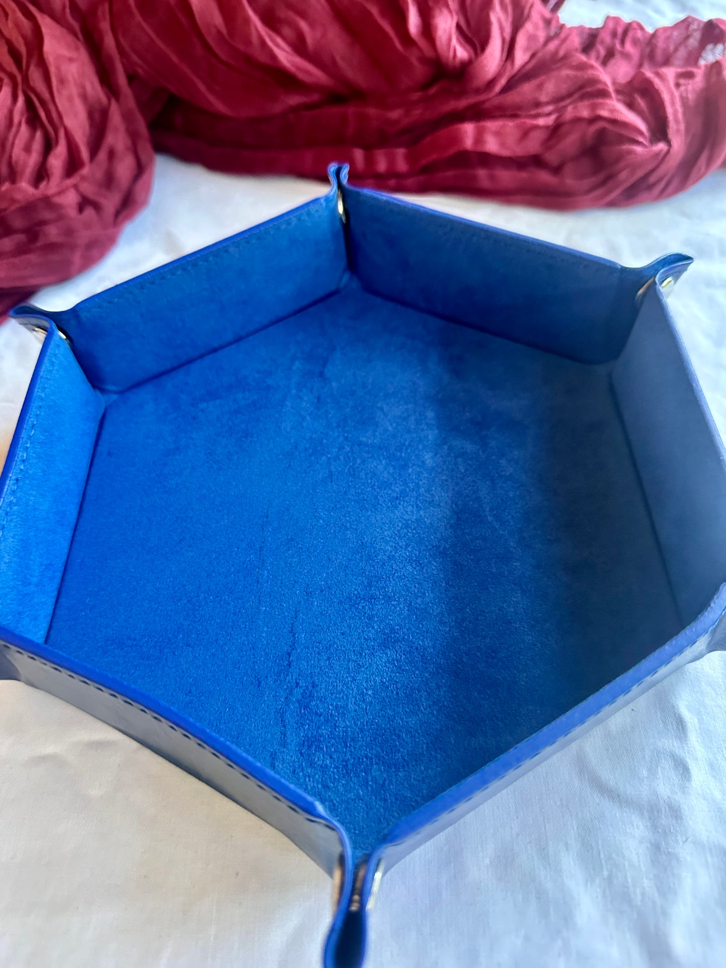 Hexagon Dice Tray- Various colours