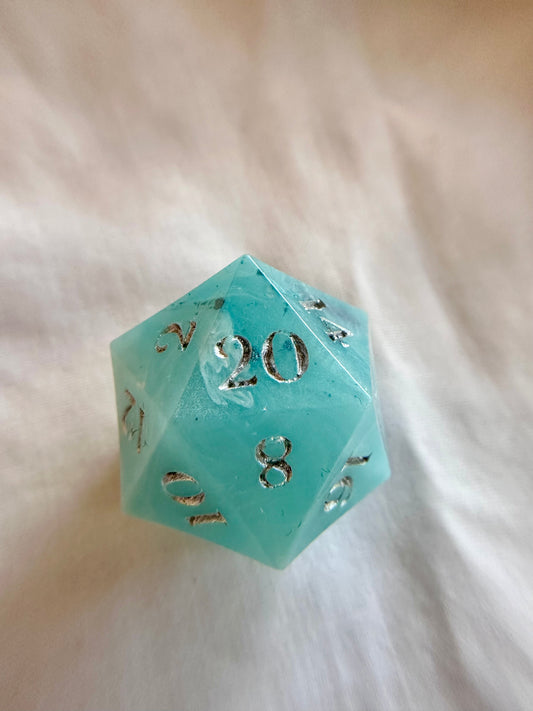 Blue Swirls Single D20