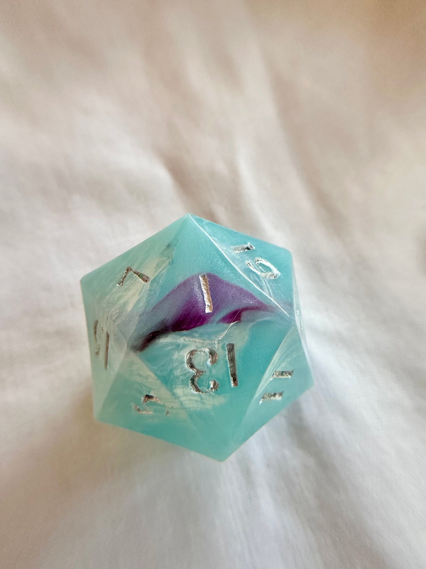 Blue Swirls Single D20