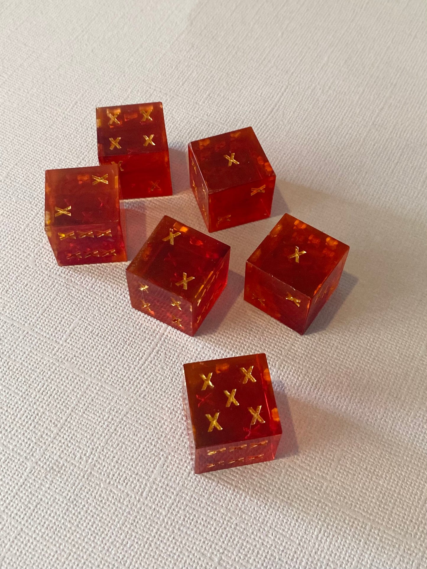 D6: Royalty D6 20mm 6 dice set